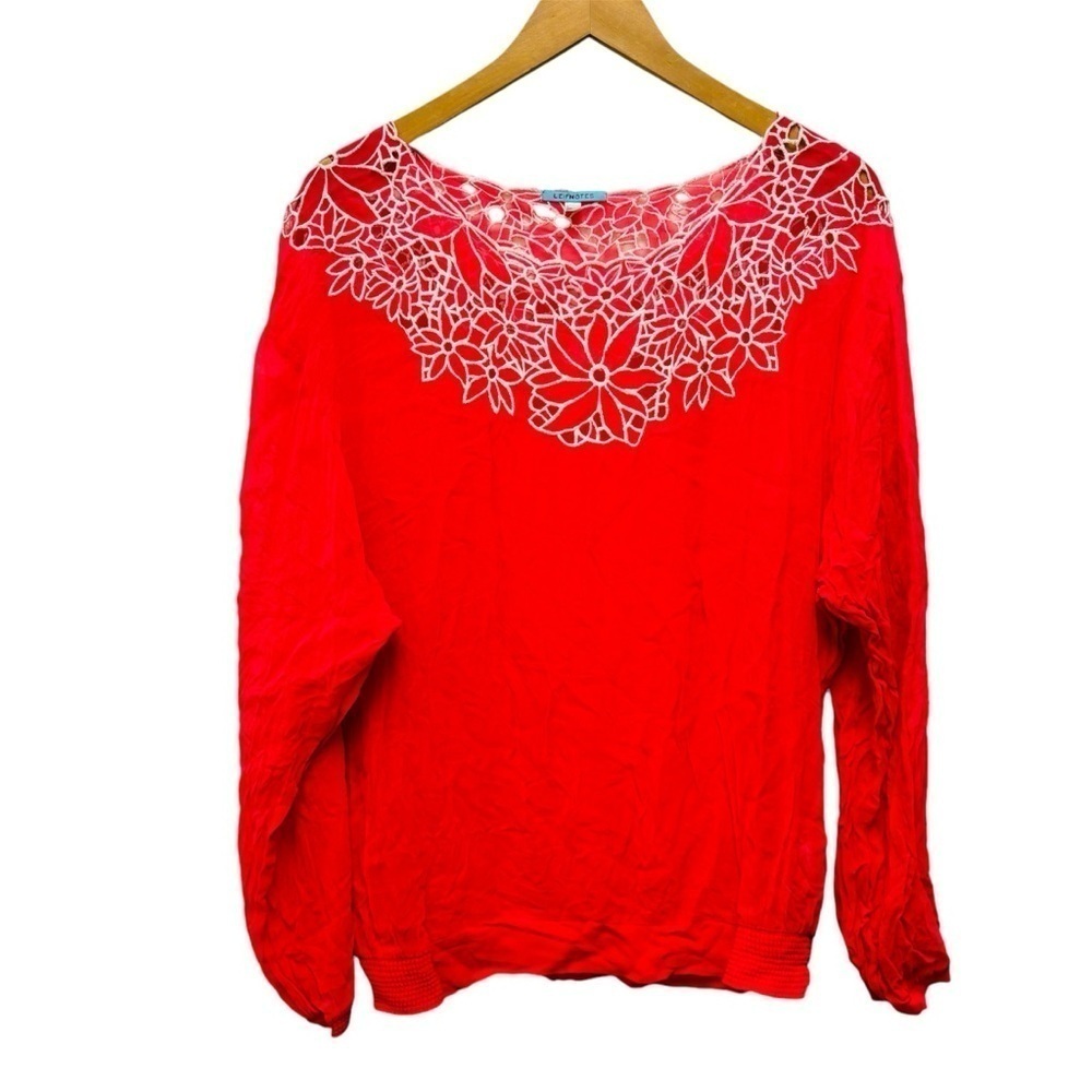 Anthropologie Leifnotes Vaoltta Semi Sheer Blouse